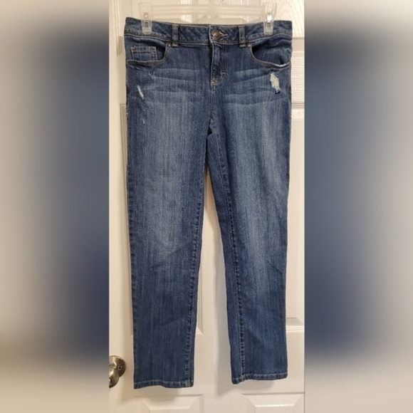 Lauren Conrad Jeans Size 4 Classic Fitted Skinny Leg Lightly Distressed …‎ - Picture 1 of 12